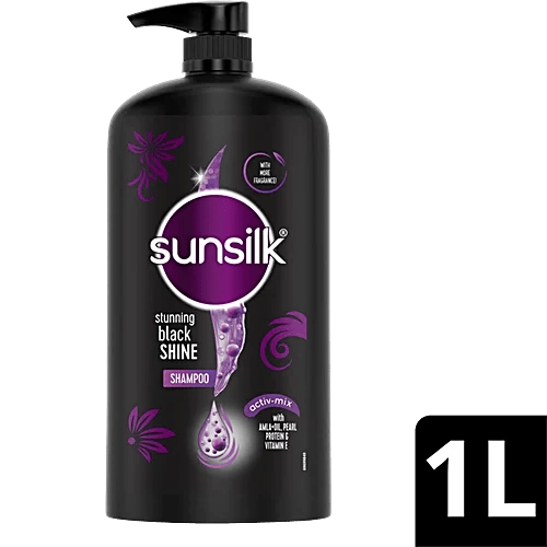 Sunsilk - Stunning Black Shine Shampoo (1L)