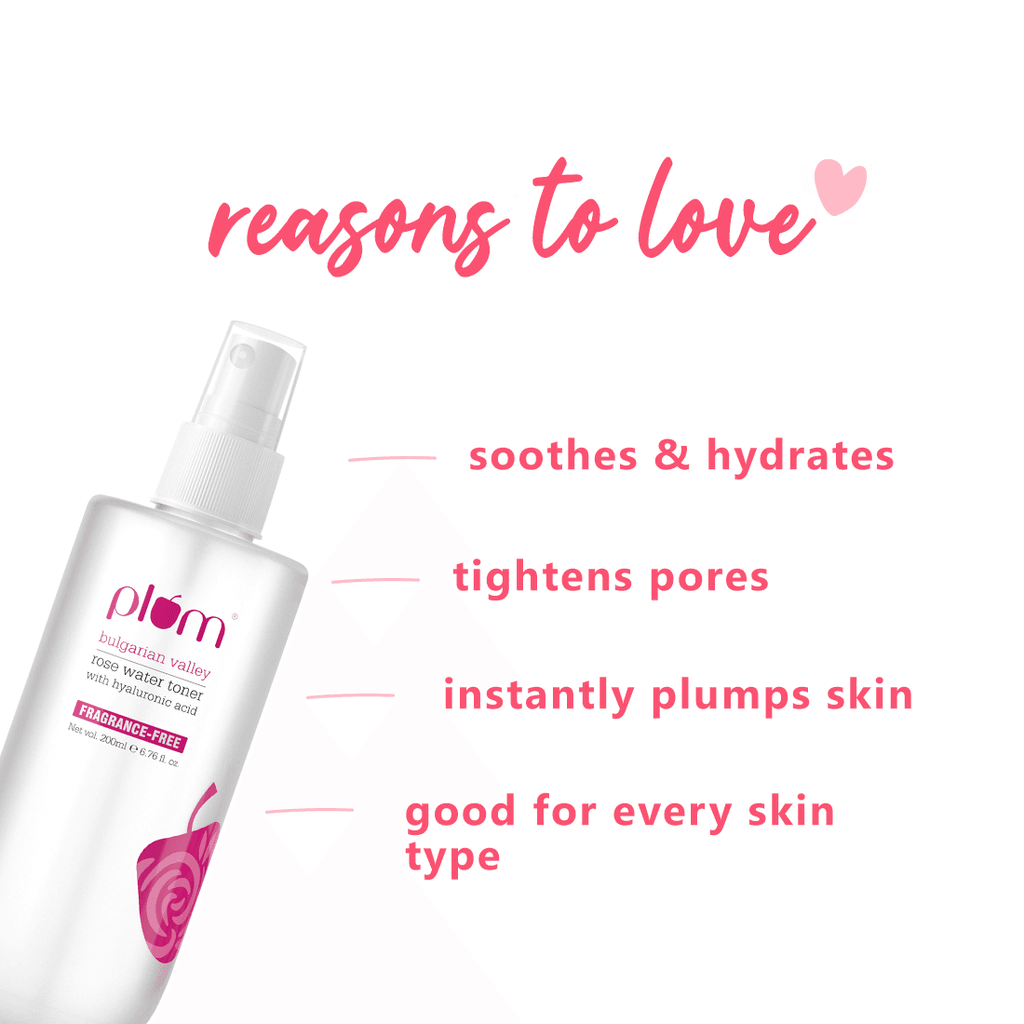 Plum Bulgarian Valley Rose Water Tone {150mL} Natural Rose Fragrance