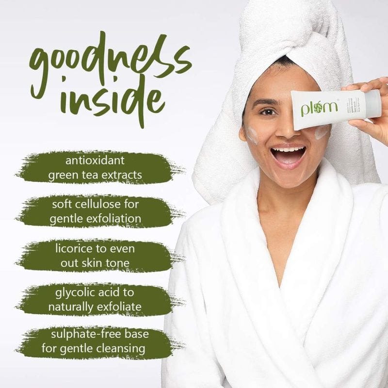Plum Green Tea Gentle Revival Face Scrub (75gm)