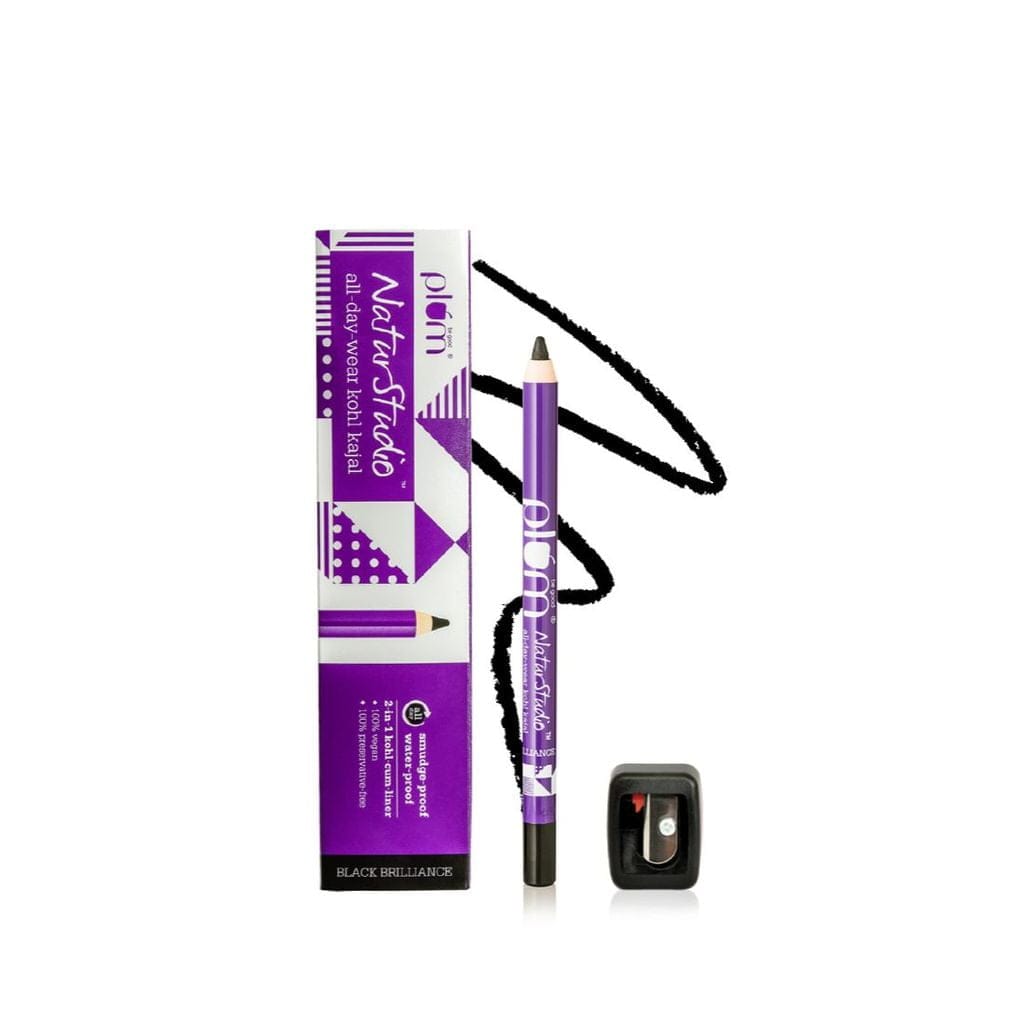 Plum NaturStudio All-Day-Wear Kohl Kajal (Black Brilliance)