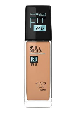 Maybelline New York - Fit Me Matte+Poreless Liquid Foundation With Pump