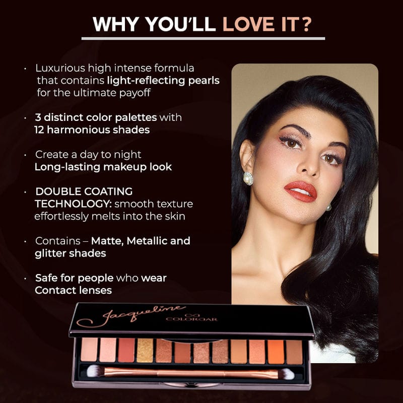 Colorbar - X Jacqueline Just Nude Eyeshadow Palette (18g)