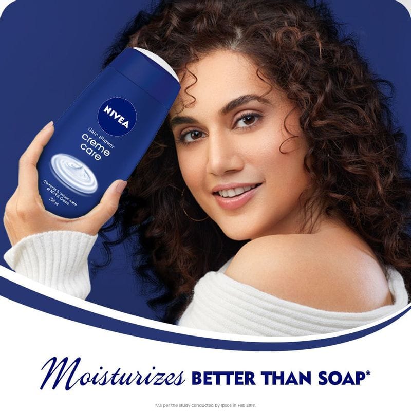 NIVEA Women Body Wash, Crème Care Shower Gel for Soft Skin (250ml)