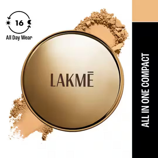 Lakme - 9 to 5 Primer + Matte Powder Foundation Compact (9g)