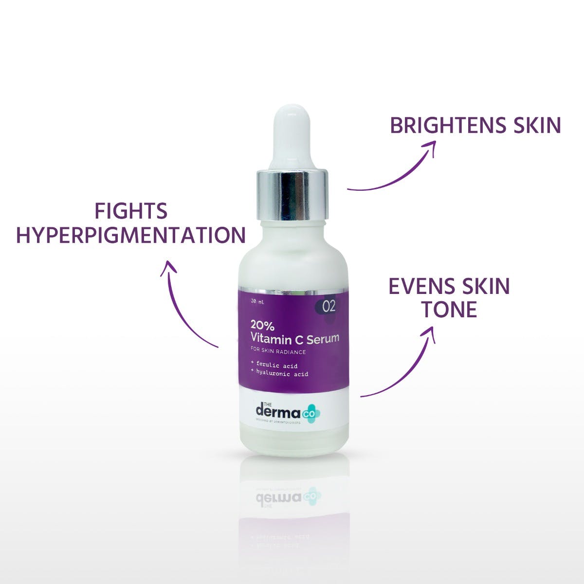 The Derma - 20% Vitamin C Face Serum (20mL)