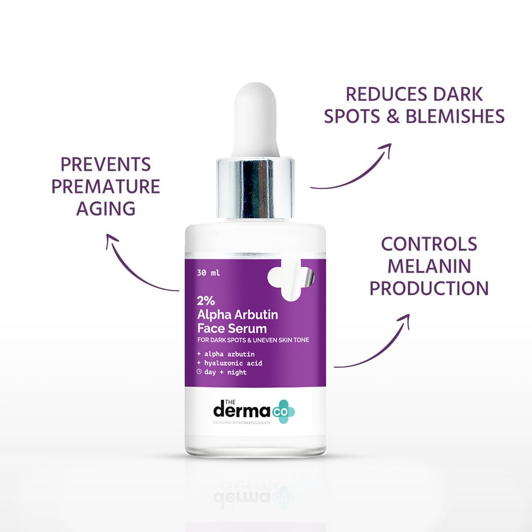 The Derma - 2% Alpha Arbutin Face Serum (30mL)