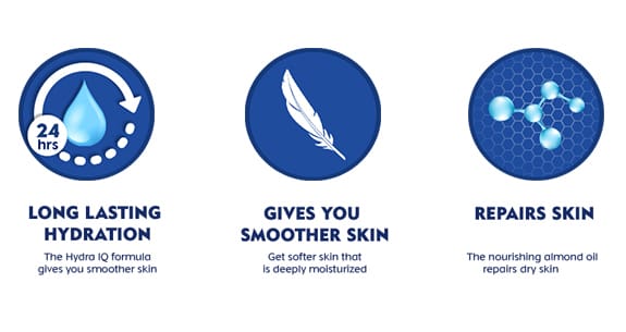 NIVEA Body Lotion for Very Dry Skin, Nourishing Body Milk with 2x Almond Oil (200ml)