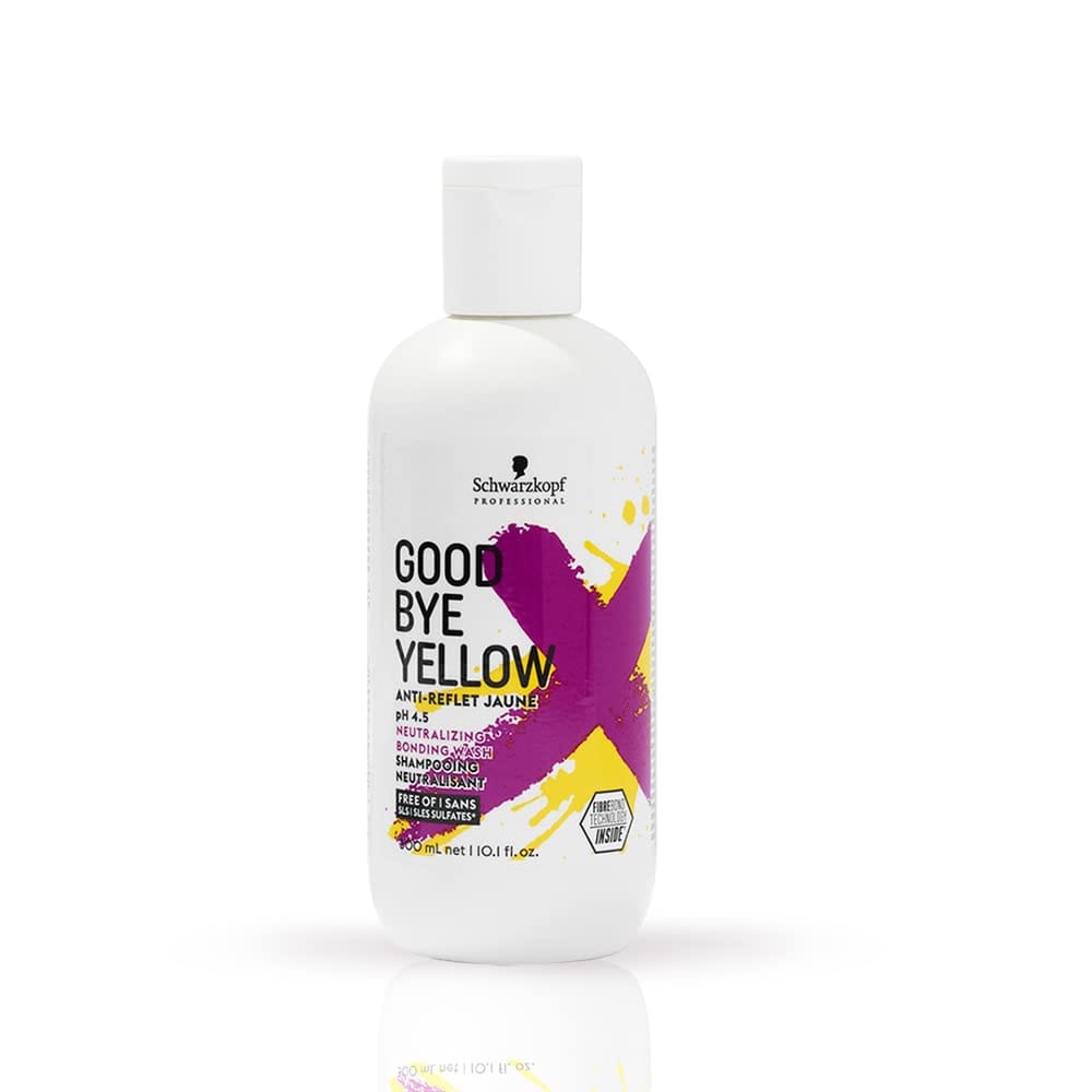 Schwarzkopf - Goodbye Yellow Neutralising & Anti-Yellow Sulfate Free Purple Shampoo (300mL)