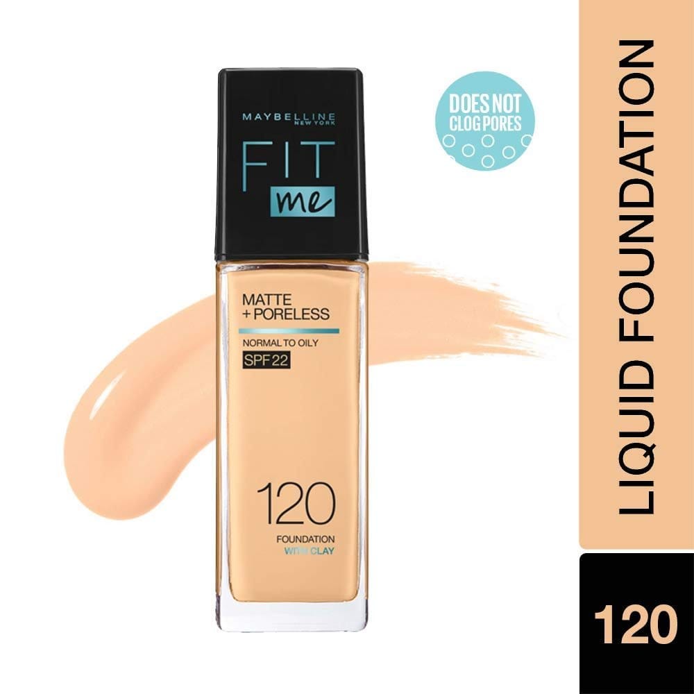 Maybelline New York - Fit Me Matte+Poreless Liquid Foundation With Pump