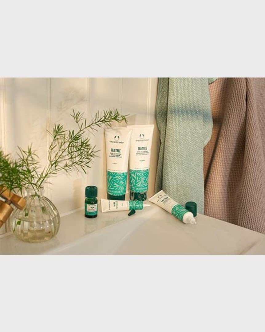 The Body Shop Tea Tree Rapid Action Gel, for Oily, Blemished Skin, Purifying, Vegan 0.5 Fl Oz