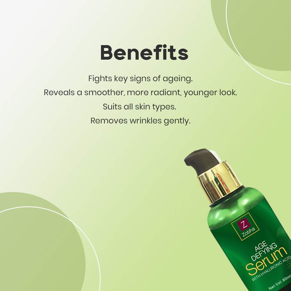 Zobha - Age Defying Face Serum With Hyaluronic Acid (80ml)