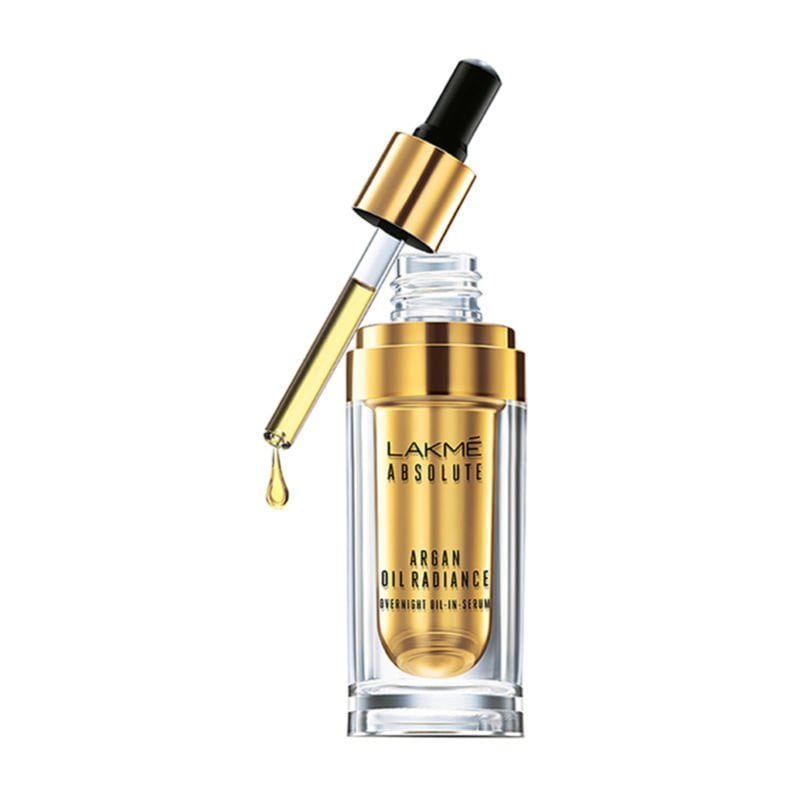 Lakme - Absolute Argan Oil Radiance Overnight Oil-in-Serum (15mL)