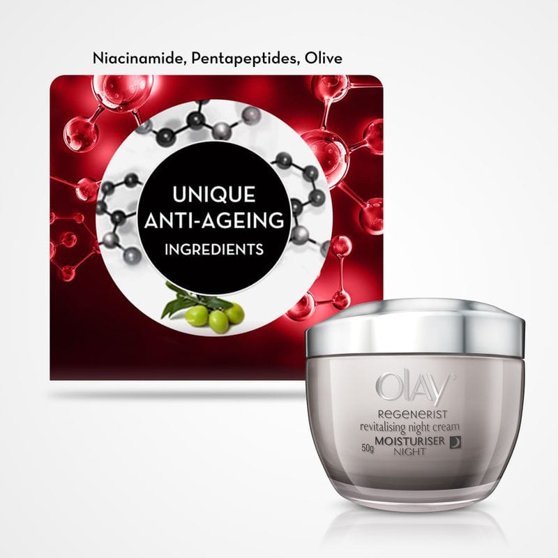 Olay Regenerist Revitalizing Night Skin Cream (50gm)