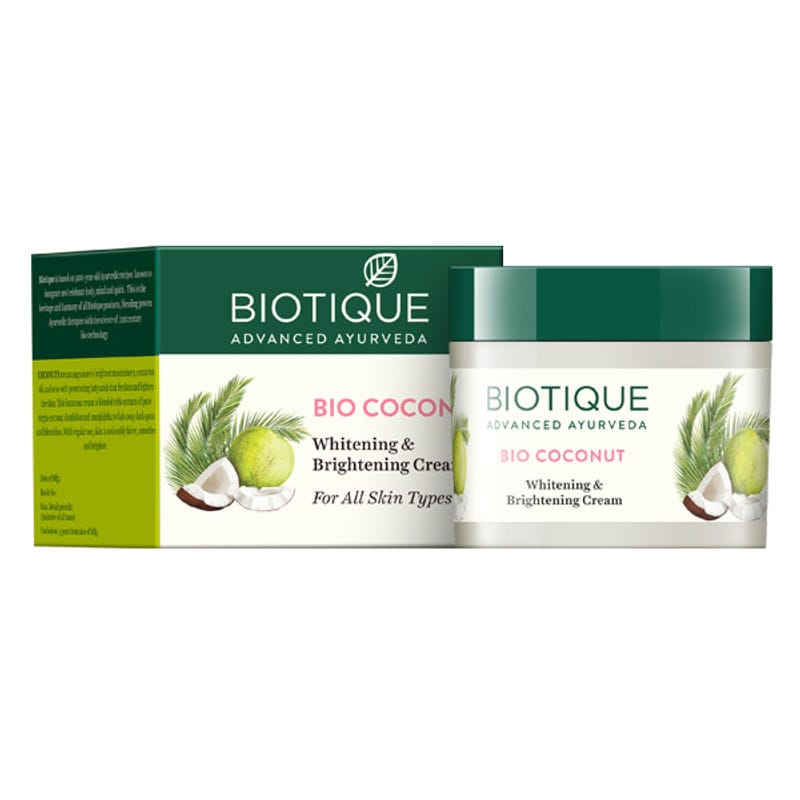 Biotique - Bio Coconut Whitening & Brightening Cream (50gm)