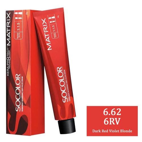 Matrix - 6.62 6RV (Dark Red Violet Blonde) SOCOLOR Hair Color (90g)
