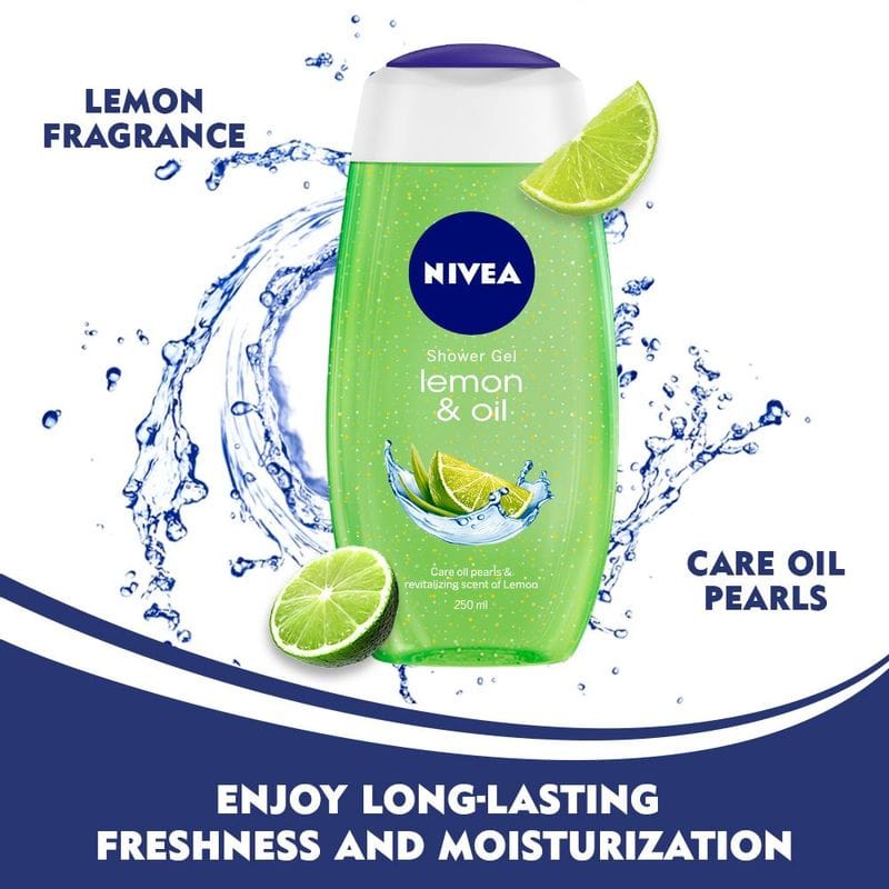 NIVEA - Lemon & Oil Shower Gel (500ML)