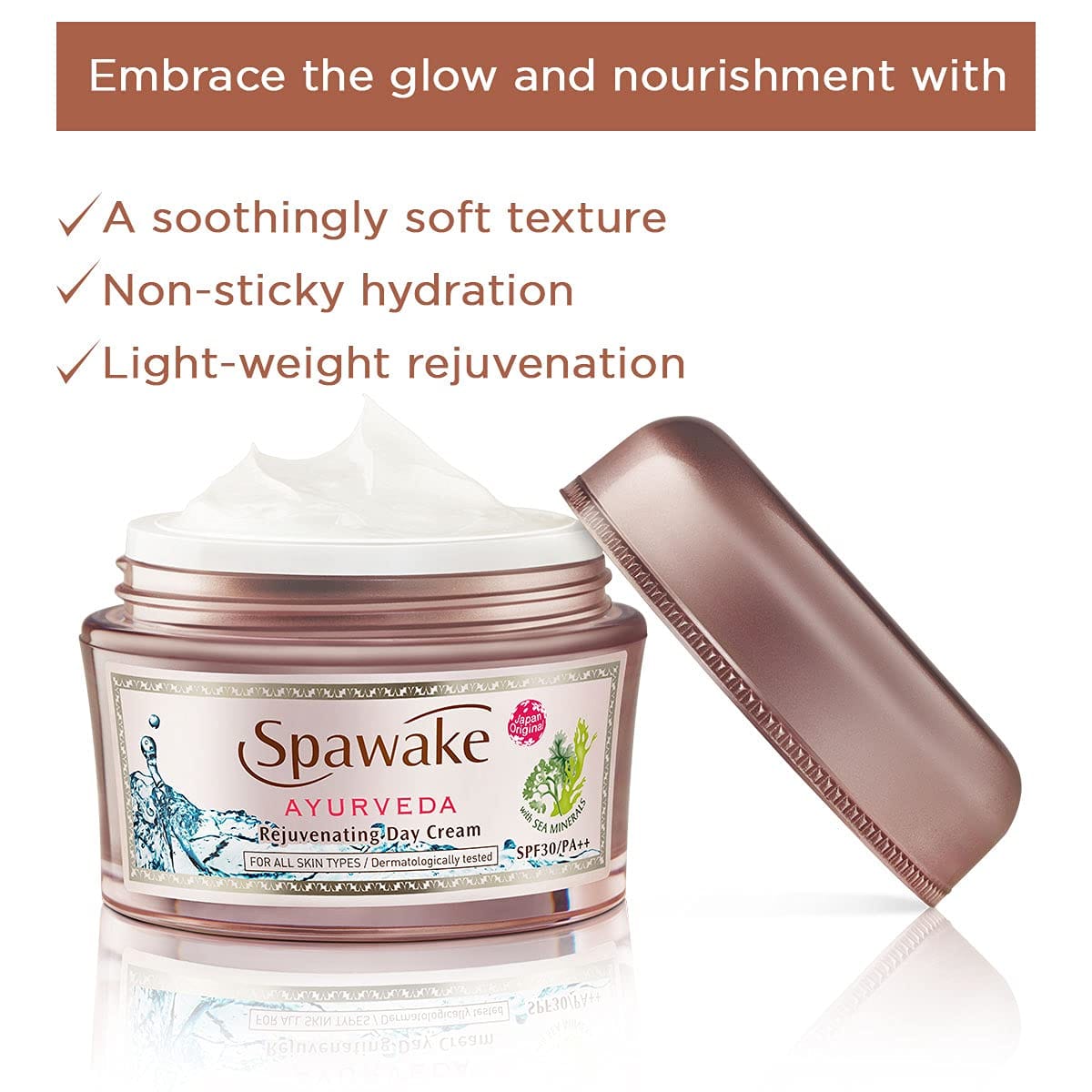 Spawake - Ayurveda Face Cream Rejuvenating Day Cream with SPF 30 PA++ (25g)