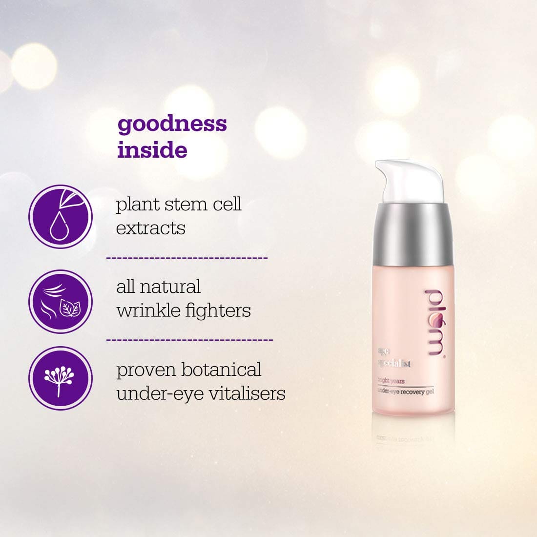 Plum Bright Years Under-Eye Recovery Gel (15mL)