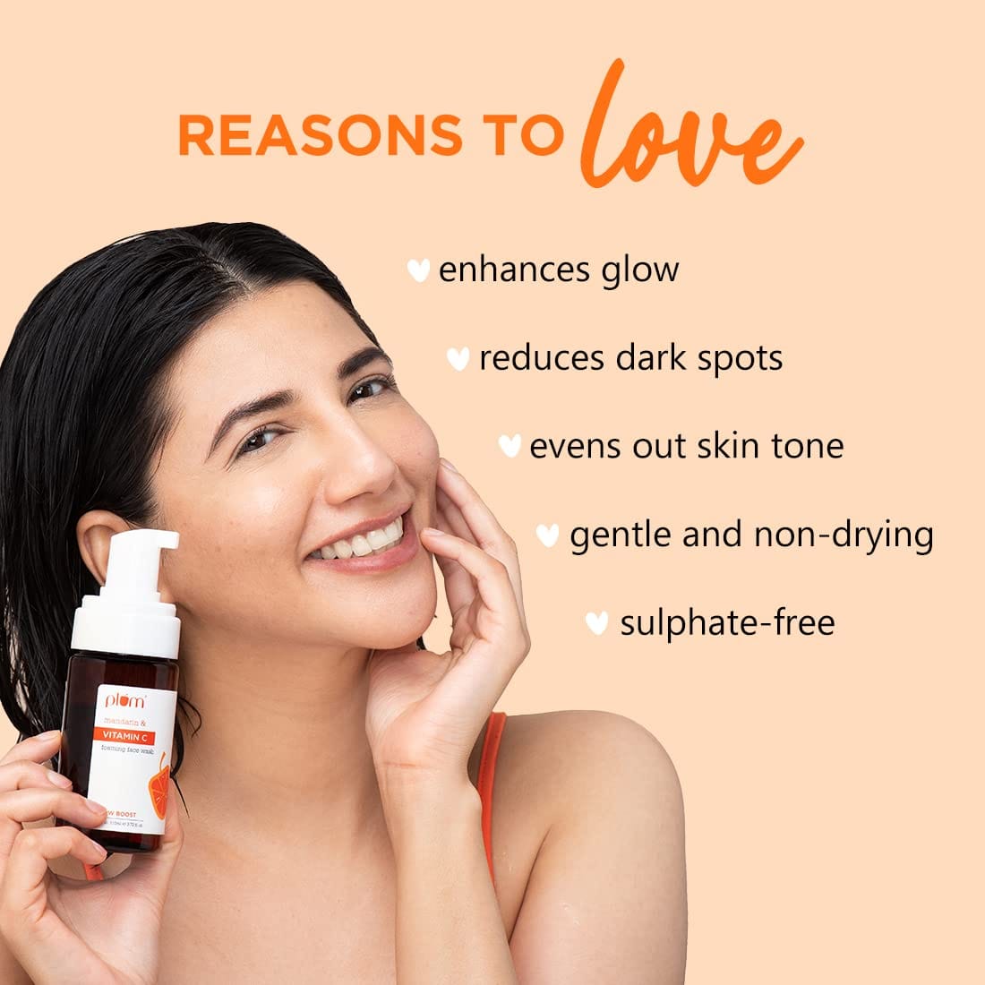 Plum - Vitamin C Foaming Face Wash (110mL)