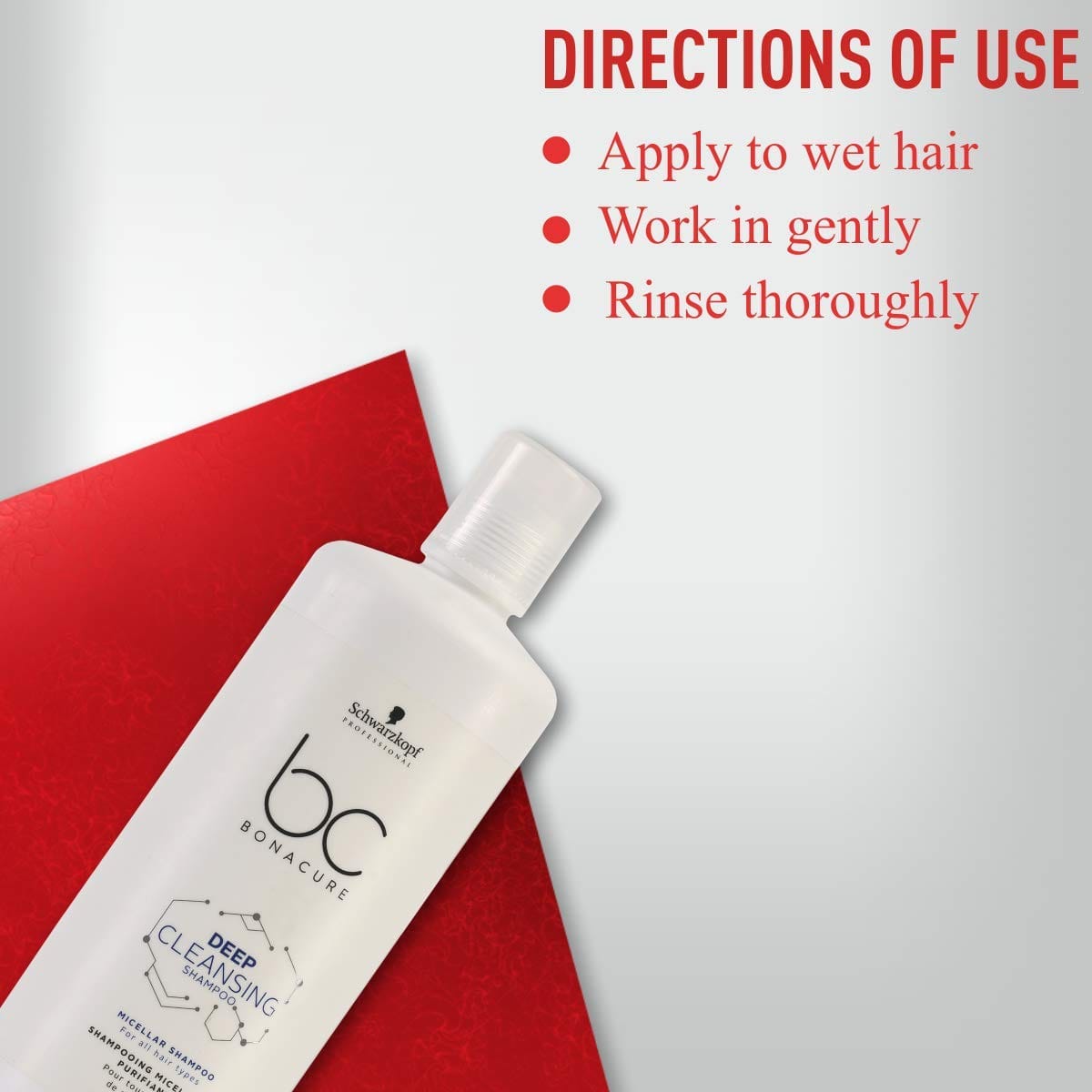 Schwarzkopf - Deep Cleansing Micellar Shampoo - (1000mL) 1lt