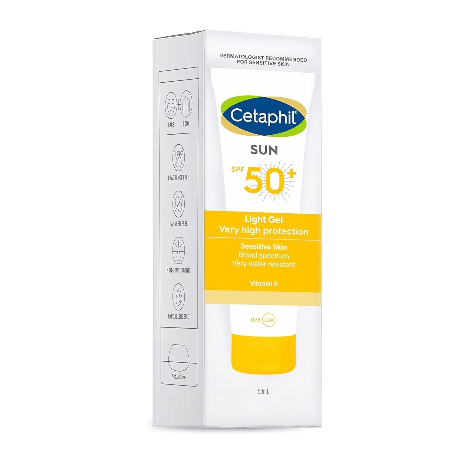 Cetaphil - Sun SPF 50 Very High Protection Light Gel (50mL)