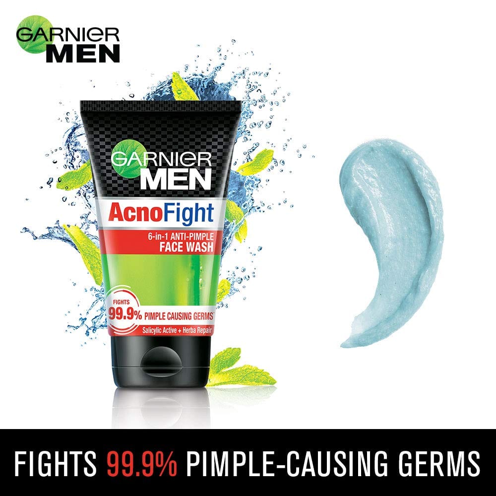Garnier - Men Acno Fight Anti-Pimple Facewash (100gm)