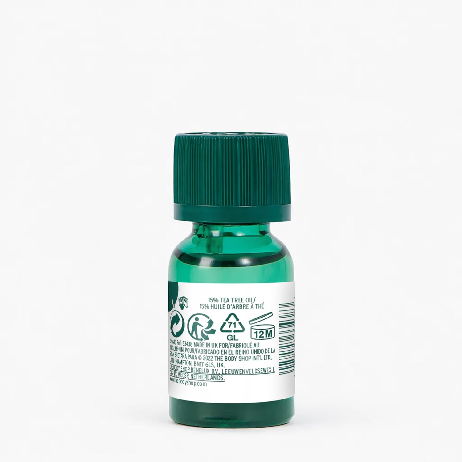The Body Shop Tea Tree Oil – Purifying Vegan Facial Oil For Oily, Blemished Skin – 0.33 oz