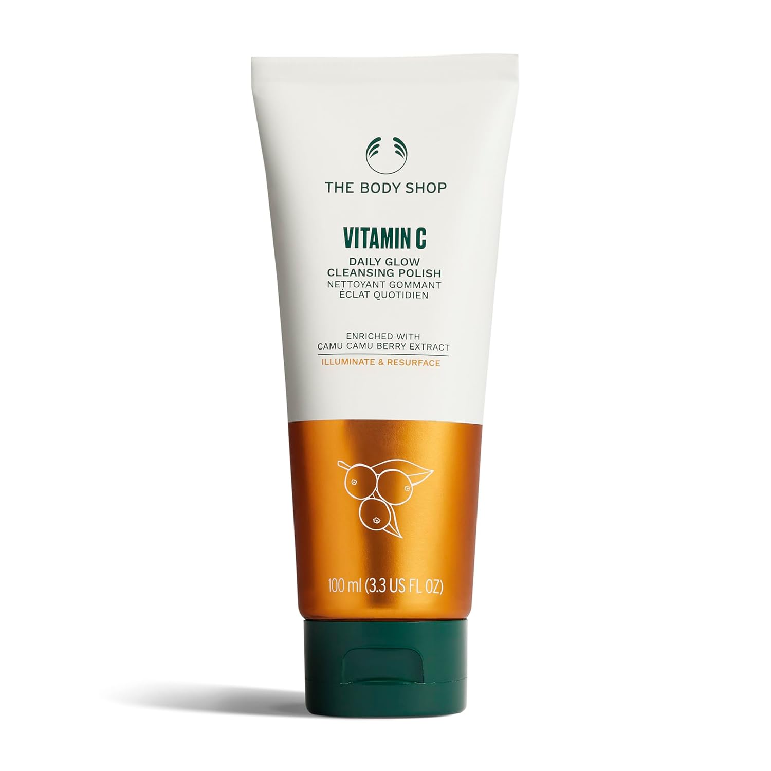The Body Shop Vitamin C Overnight Glow Revealing Mask - For Even Toning, Brightening - 3.3 Fl Oz