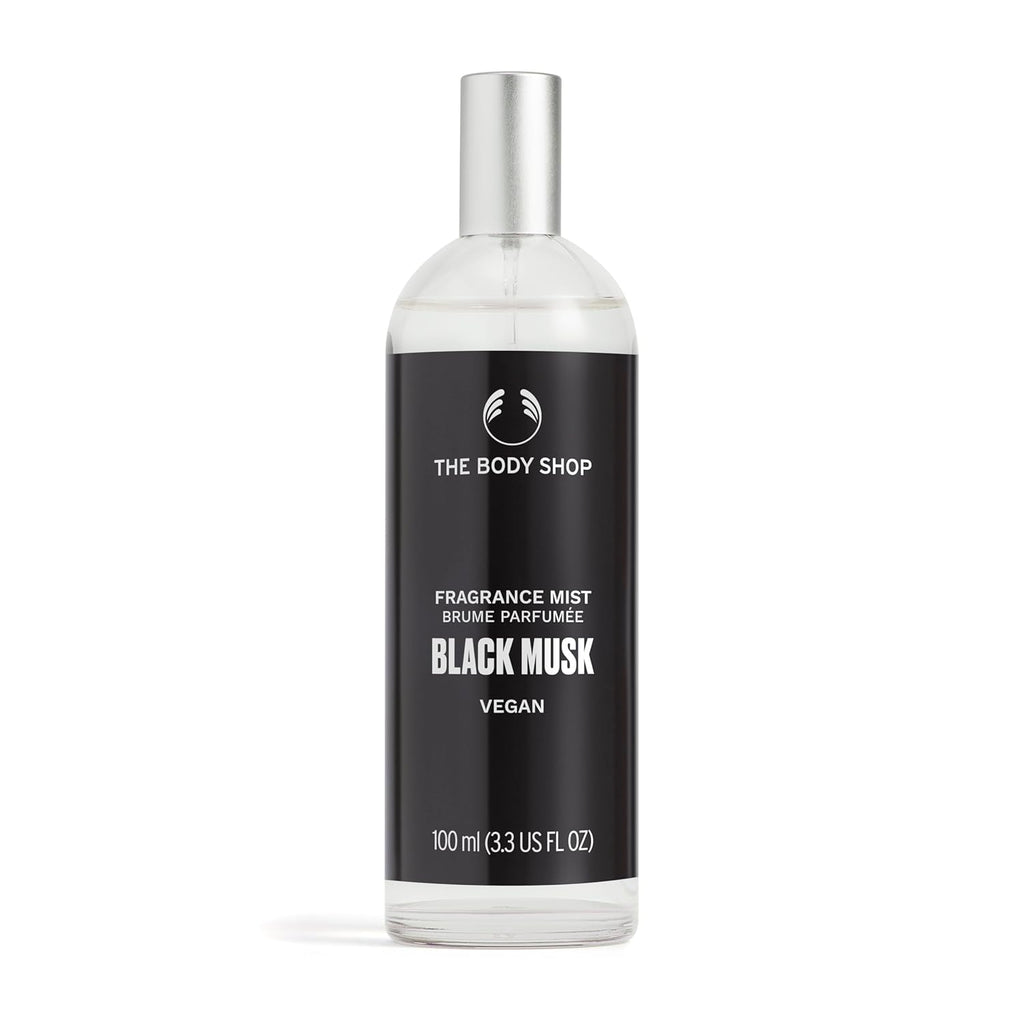 The Body Shop Black Musk Body Mist | Instantly Refreshing Unisex Body Spray with Notes of Pepper & Vanilla | Vegan Musk, 100 ml / 3.3 fl oz