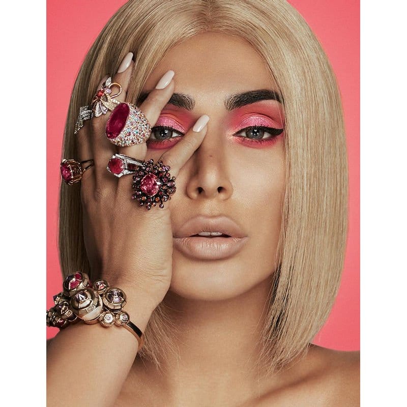 Huda Beauty - Ruby Obsessions Eyeshadow Palette (9x1.1gm)
