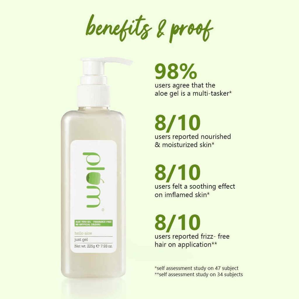Plum Hello Aloe Just Gel Pump Pack Duo {225g}