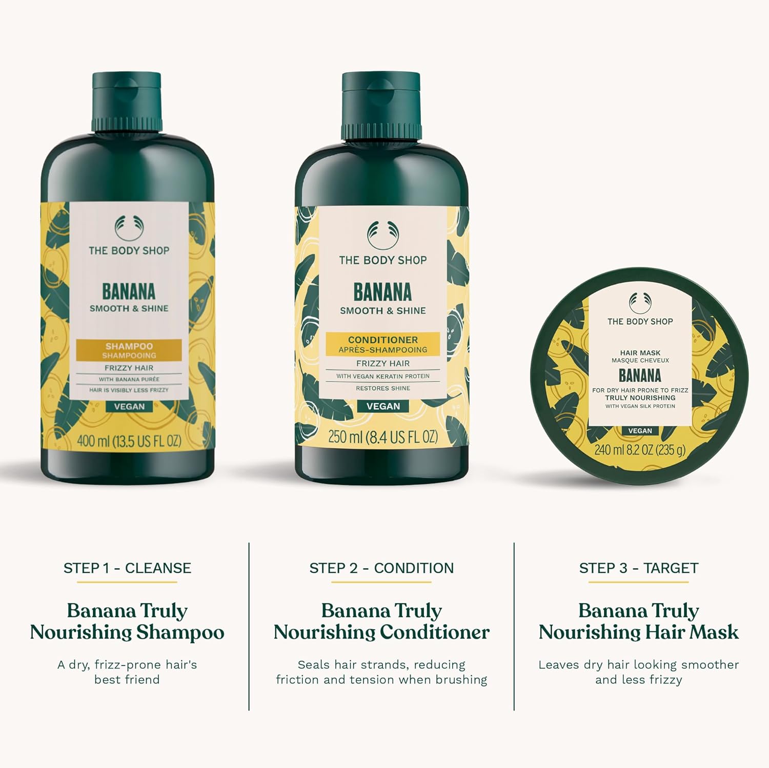 The Body Shop Banana Conditioner, 8.4 Fluid Ounce