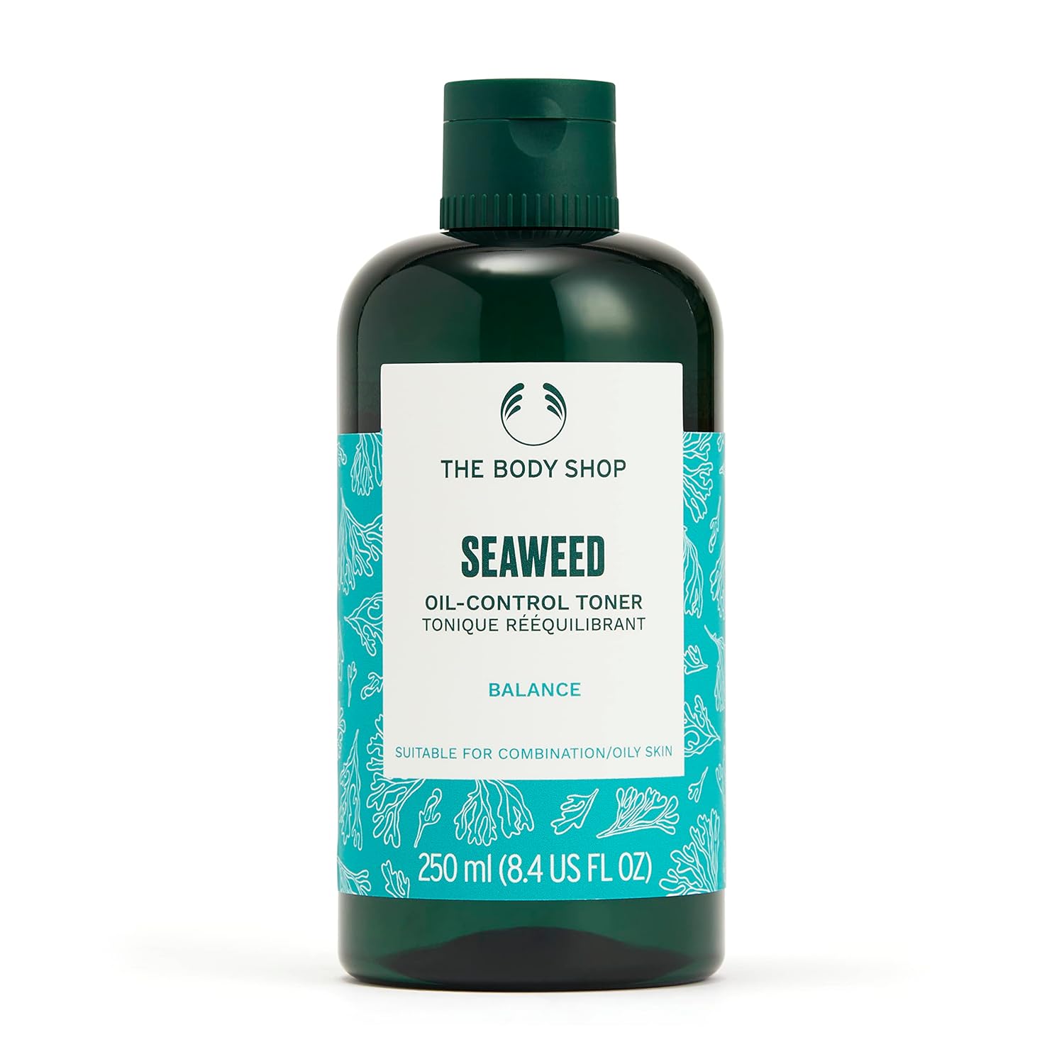 The Body Shop Seaweed Oil-Balancing Toner, 100% Vegan Facial Toner, 8.4 Fl. Oz.