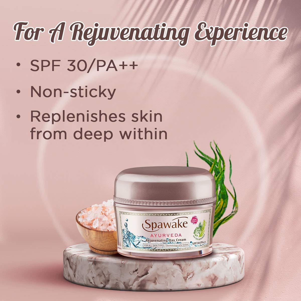 Spawake - Ayurveda Face Cream Rejuvenating Day Cream with SPF 30 PA++ (25g)