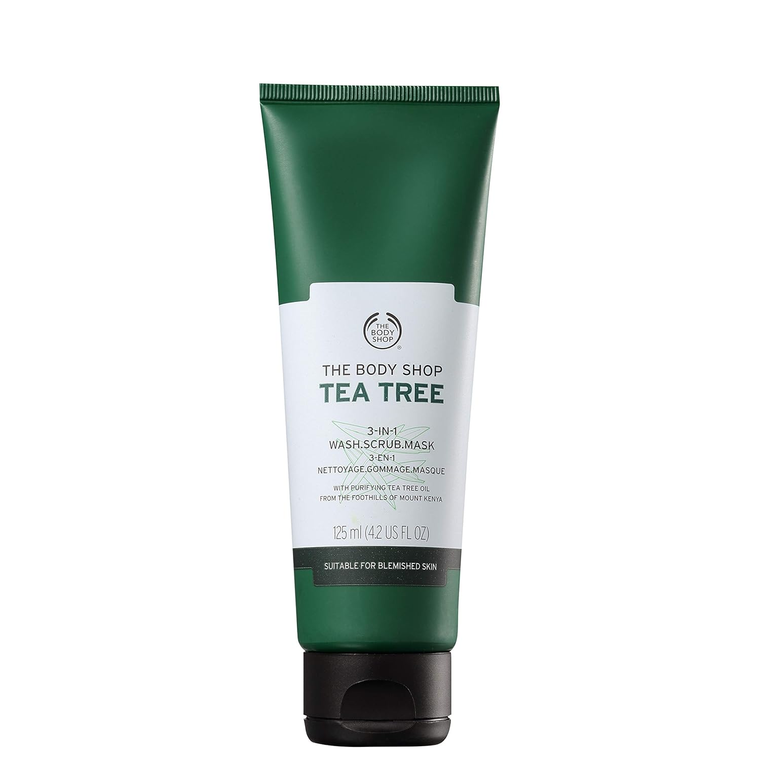 Tea Tree 3-in-1 Wash.Scrub.Mask by The Body Shop for Unisex - 4.2 oz Mask