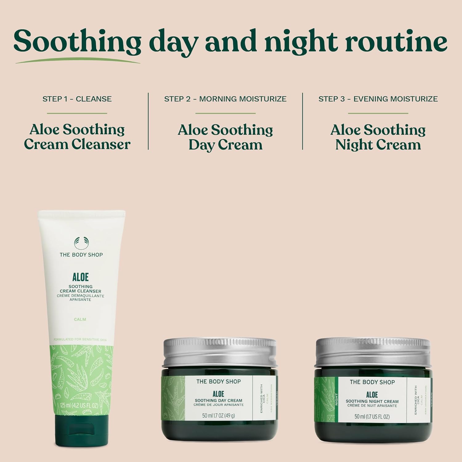 The Body Shop Aloe Vera Day Cream, For Sensitive Skin, Vegan, 50ml