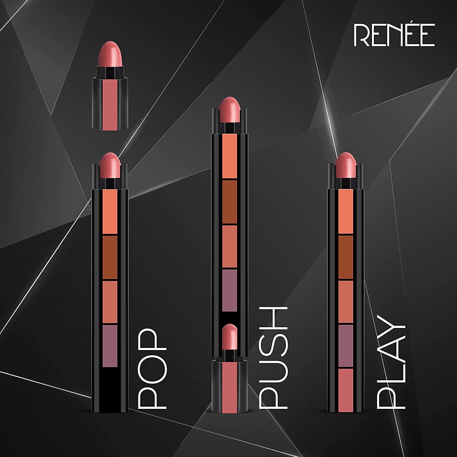 RENEE - FAB 5 Matte Finish 5 in 1 Lipstick - (Fab 5 Nude)