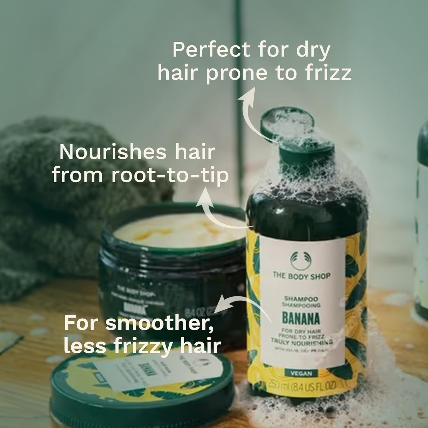 The Body Shop Nourishing Banana Shampoo - 250ml