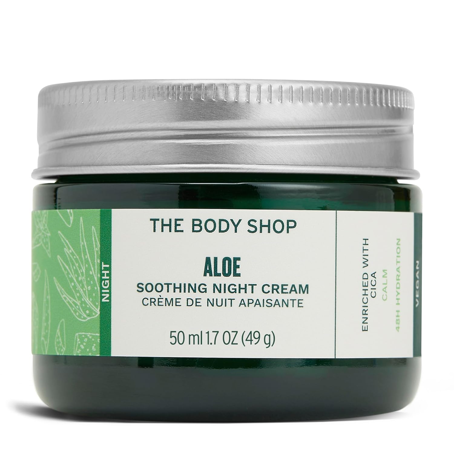 The Body Shop Aloe Vera Night Cream, For Sensitive Skin, Vegan, 50ml