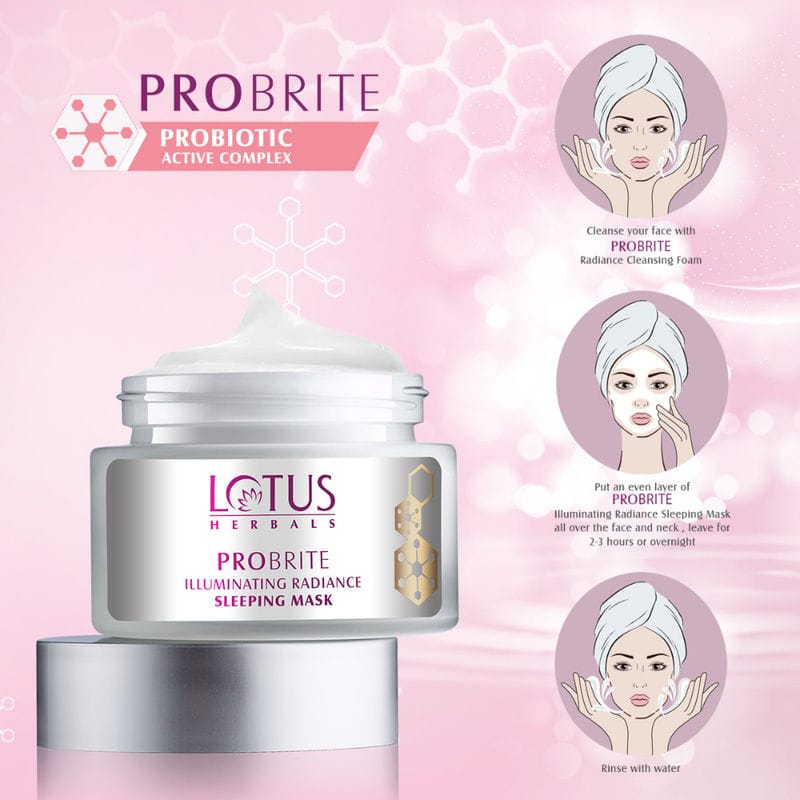 Lotus Herbals - Probrite Illuminating Radiance Sleeping Mask (50gm)