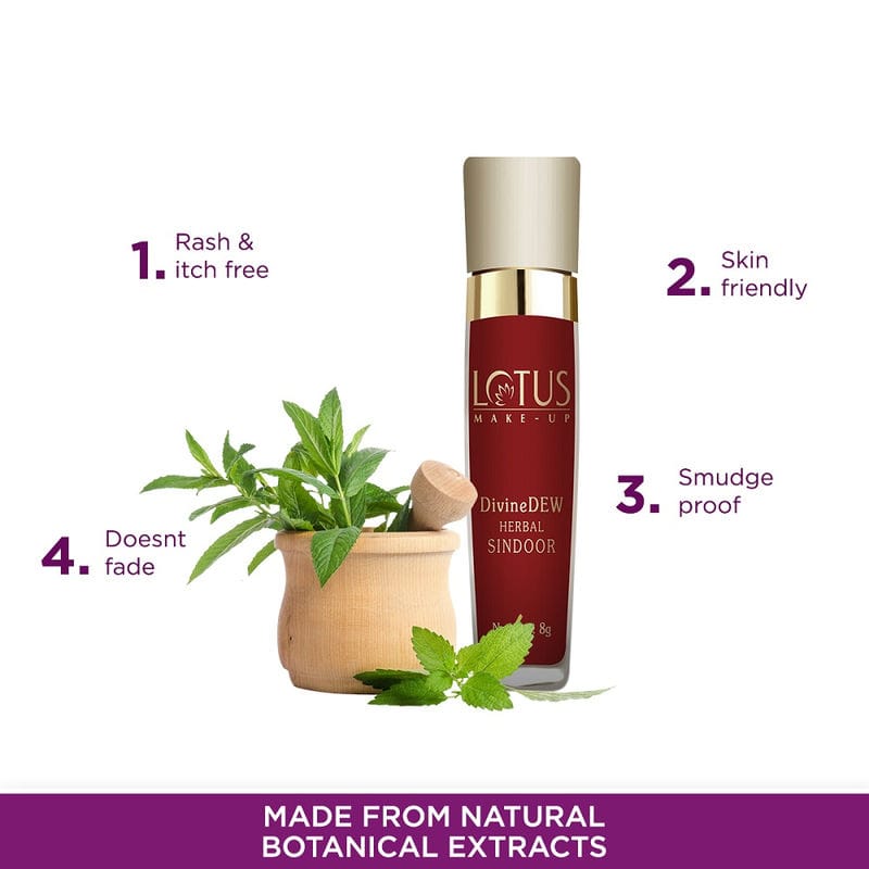 Lotus - Make-Up Divine Dew Herbal Sindoor - Rosy Blush (8ML)