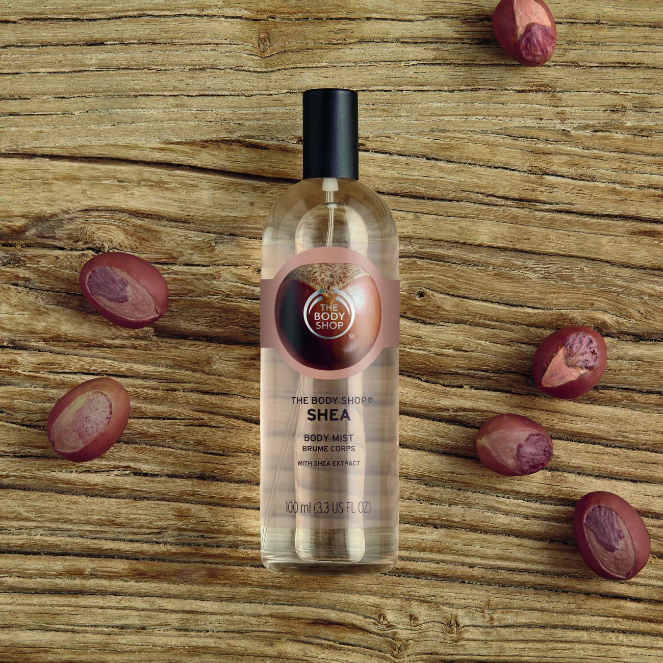 The Body Shop Shea Body Mist For Unisex, 100Ml - Fresh
