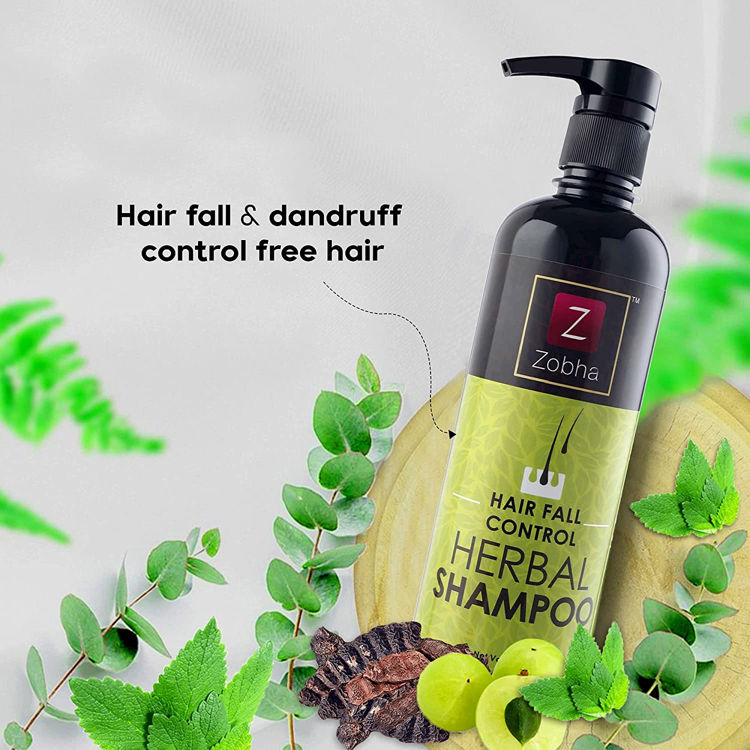 Zobha - Hair Fall Control Herbal Shampoo (500mL)