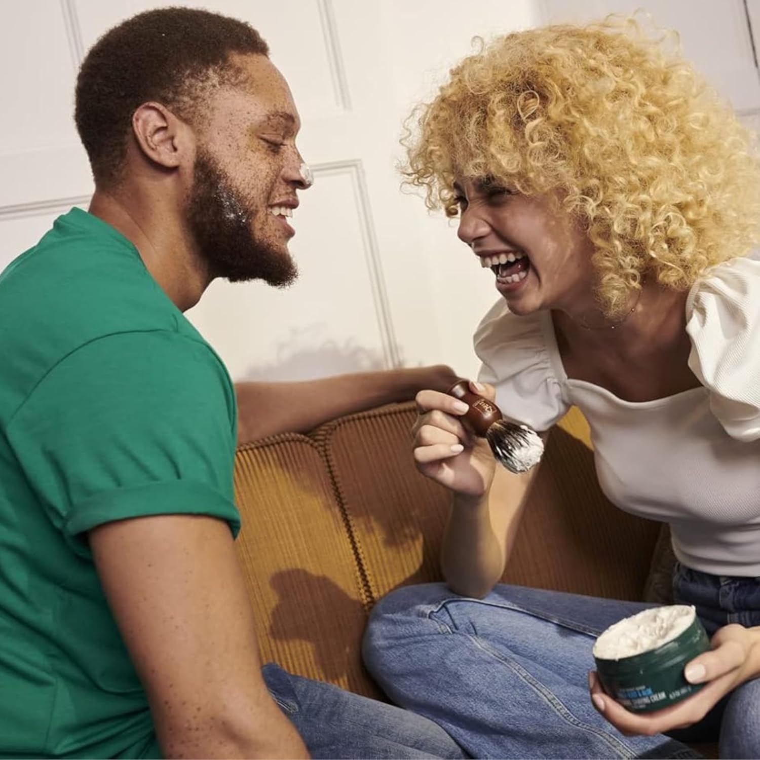 The Body Shop Maca Root & Aloe Softening Shaving Cream for Men, 6.7 Oz