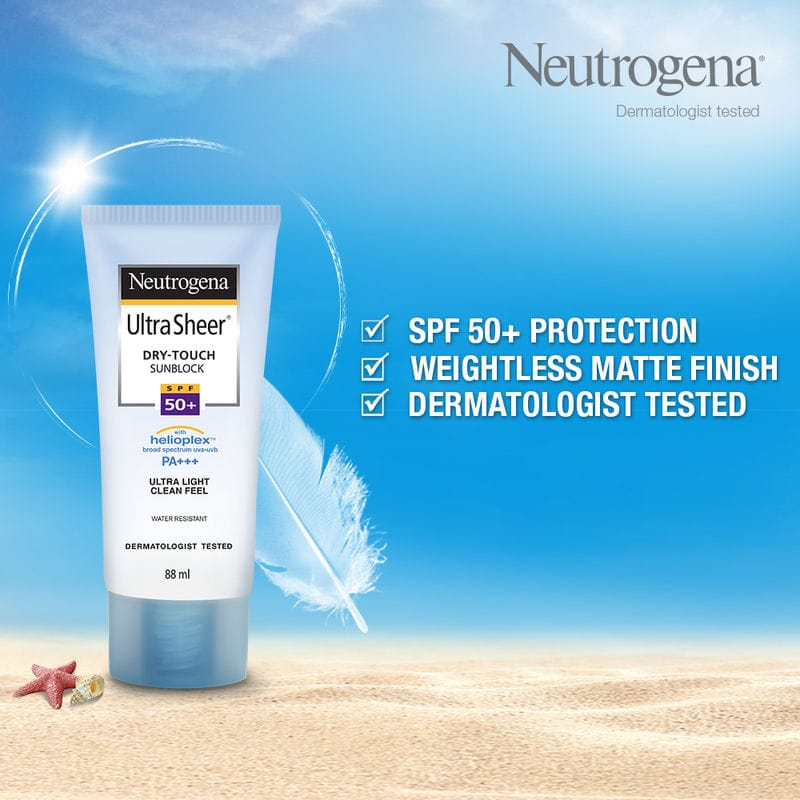 Neutrogena UltraSheer Dry Touch Sunblock SPF 50+ (88ml)