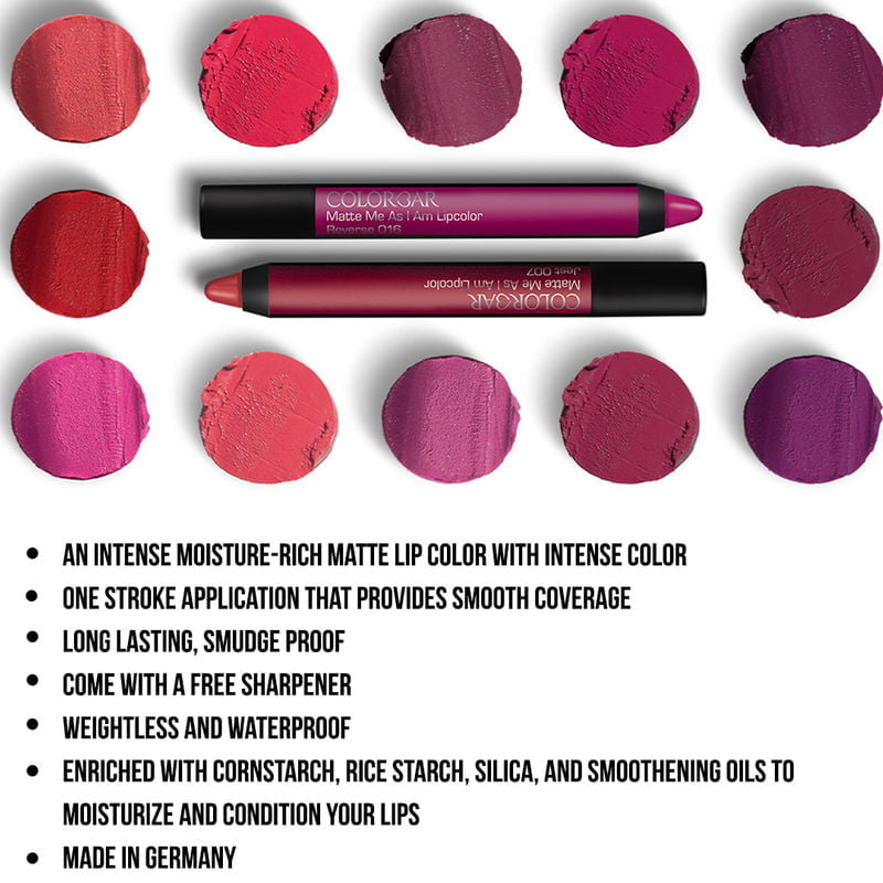 Colorbar - Matte Me As I Am Lip color