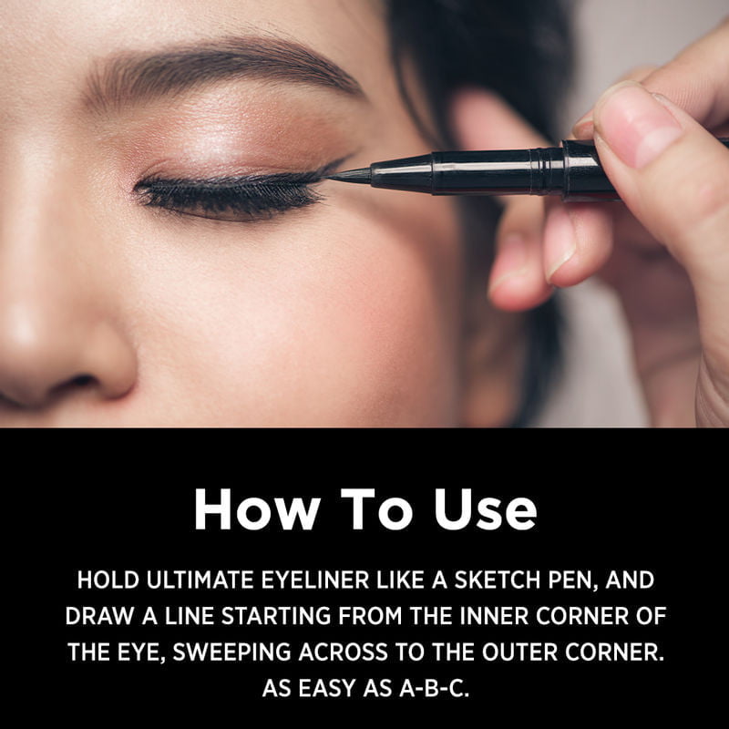 Colorbar - Ultimate Eye Liner - Black (1mL)
