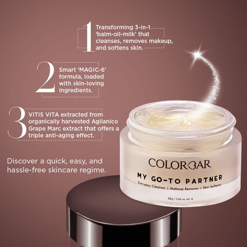 Colorbar - My Go-To Partner Cleanser (45gm)
