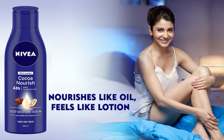 NIVEA - Body Lotion for Very Dry Skin, Cocoa Nourish, with Coconut Oil & Cocoa Butter (200ml)