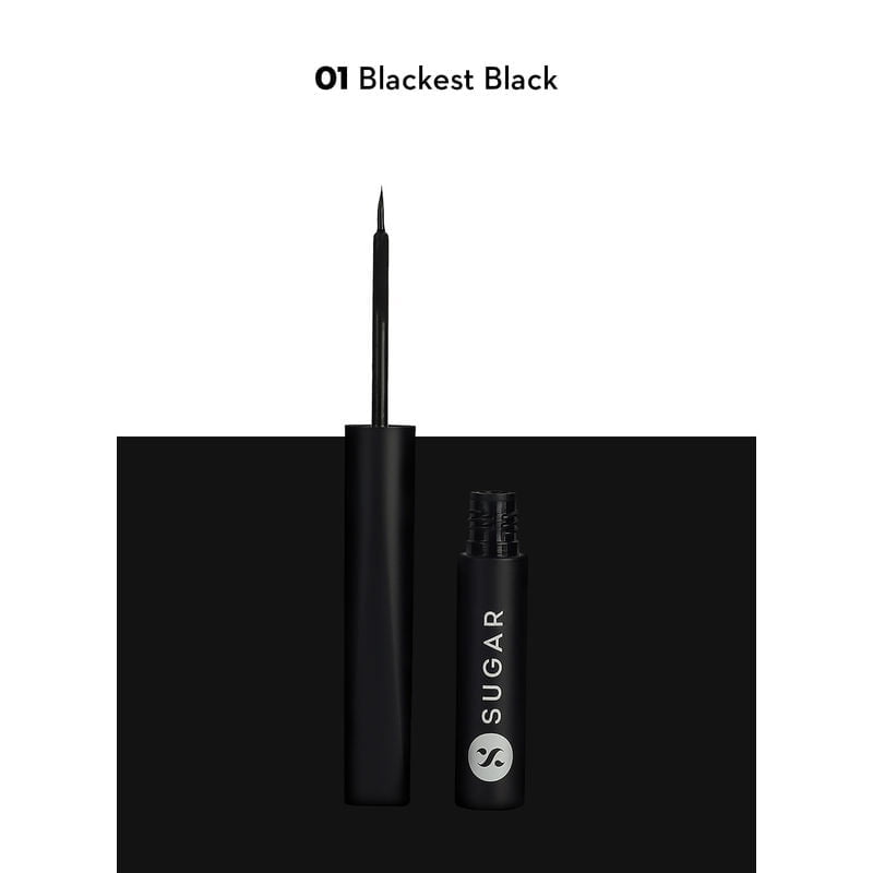 SUGAR - Graphic Jam 36hr Eyeliner - 01 Blackest Black (2ml)